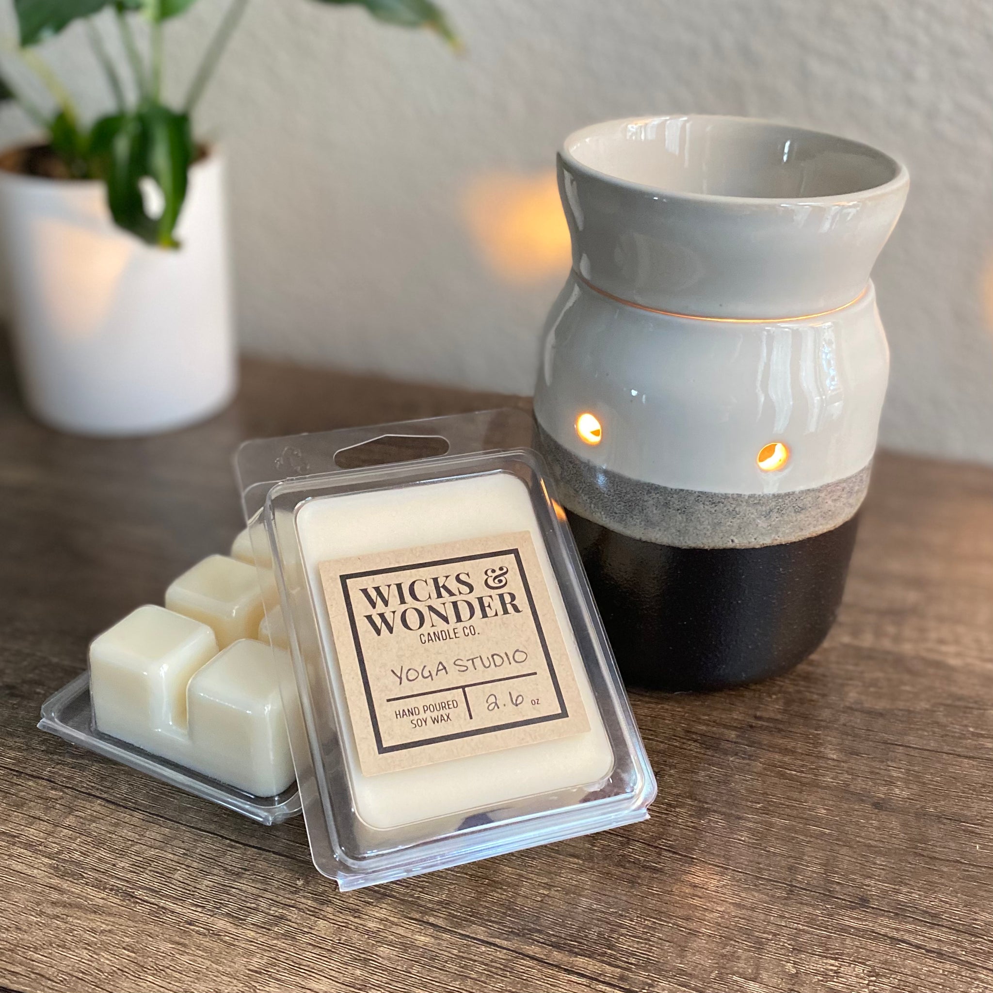Stone Ivory 2-IN-1 Candle Warmer